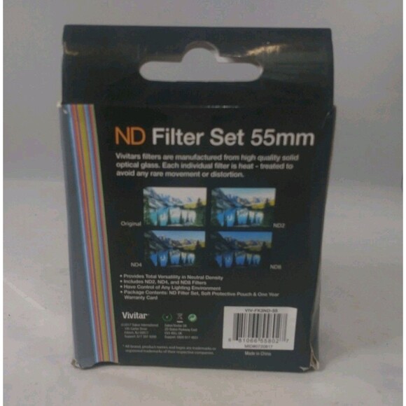Vivitar 3-Piece 55mm ND2 / ND4 Filter Set - Picture 3 of 8